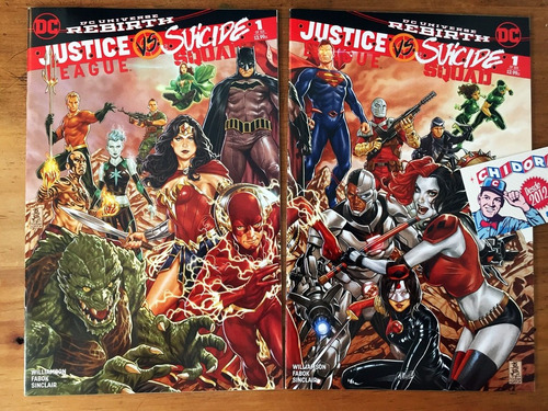 Comic Set - Justice League Vs Suicide Squad Brooks Sinclair