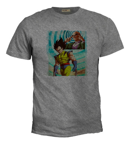 Camiseta Estampada Vegeta Nappa Wolverine Anime Serie Irk  