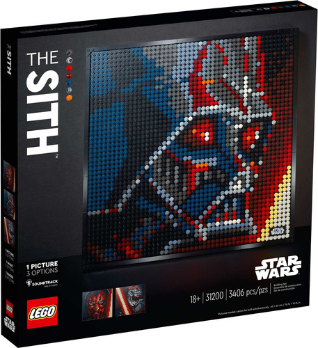 Bloques Para Armar Lego Art Star Wars The Sith 3406 Piezas