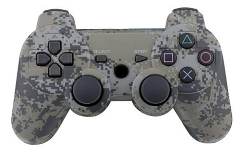 Control Inalambrico Compatible Con Ps3 + Cable Generico Color Urban Camouflage
