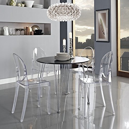 Imagen 7 de 8 de Silla Lateral De Comedor Moderna De Acrílico Modway Casper E