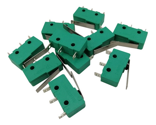 Kit 10 Pzas Micro Switch Mini /boiler Paso C/palanca 3t