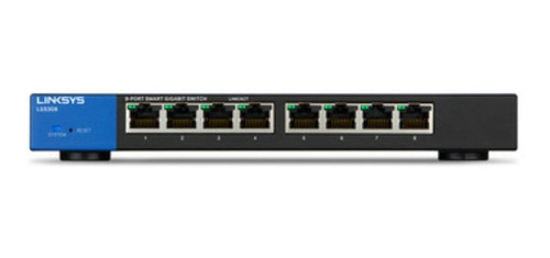 Switch Linksys Lgs308 8 Puertos Gigabit Administrable Qos