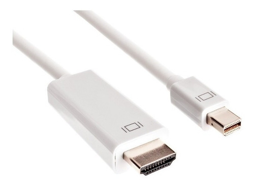 Imagen 2 de 7 de Cable Thunderbolt Mini Displayport A Hdmi 180cm Fullhd 1080p