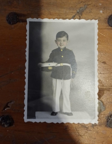 Fotografía Foto Niño En Sesión De Fotos Blanco Y Negro 