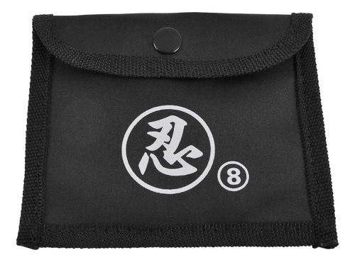 Kit 6 Estrellas Ninja Shuriken Tradicional Kohga 8 P + Funda Gris Acero