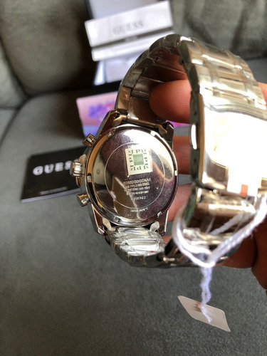 Relogio Guess W0193g2 Prata Original Completo Com Caixa