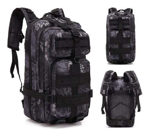 Mochila Multiuso Escolar Militar Tática Cargo 30l Camping