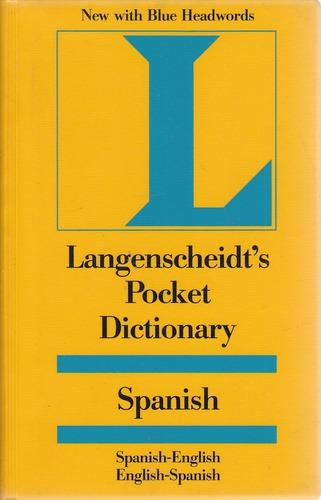 Libro: Langenscheidtøs Pocket Dictionary: Spanish-english En