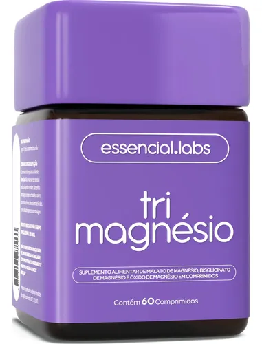 TRI MAGNÉSIO - Dimalato + Bisglicinato + Óxido - A Combinação Perfeita de 3 Magn