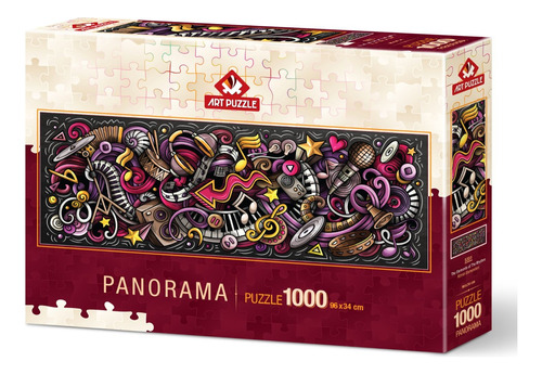 Rompecabezas Elementos Del Ritmo Panorama 1000 Pz Art Puzzle