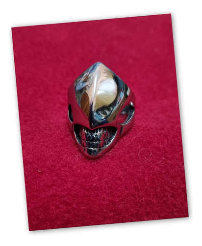 Anillo Alien Calavera Acero Quirúrgico Excelente 