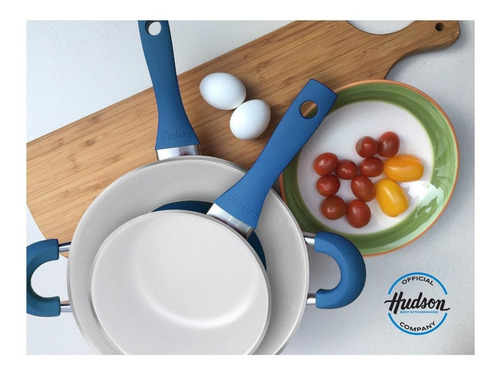 Imagen 9 de 9 de Bateria De Cocina Induccion Hudson Ceramica 5 Piezas