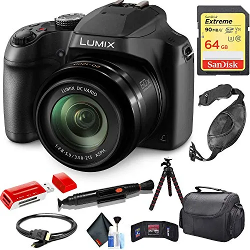 comprar Panasonic Lumix Dc Fz80 Camara Digital Kit Limpieza Memoria