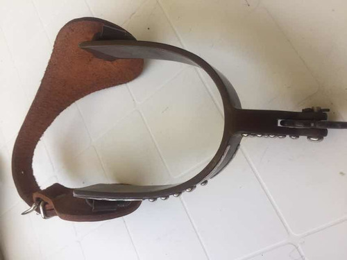 Imagen 6 de 10 de Espuelas Con Correas De Cuero Aperos De Caballos
