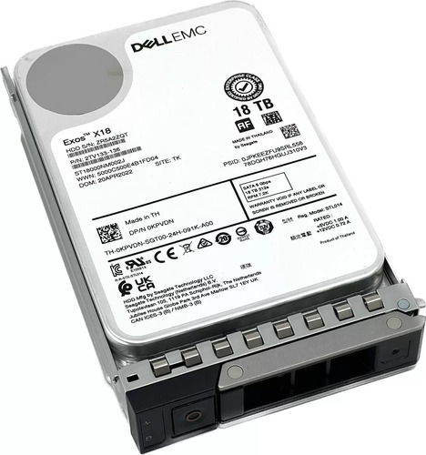 Dell Poweredge 18tb Sata 3.5 Hdd R750xs R550 R450 R350 R250