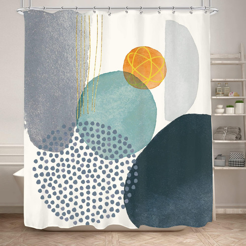 Komllex Boho Abstract Chic Cortina De Ducha Para Decoración
