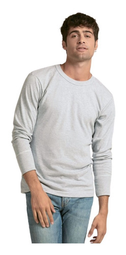 Camiseta Tres Ases M/larga Interlock Invierno Algodon Hombre