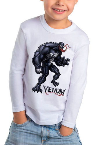 Remera Manga Larga Unisex Venom - Hombre Araña - Simbionte