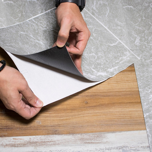 Baldosas Autoadhesivas Placa Pvc Piso Pared Flexible Colores Color Marble Mate Pva-4m