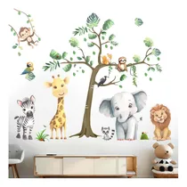 Comprar Calcomanías De Pared De Animales Para Bebés Para La Niños De