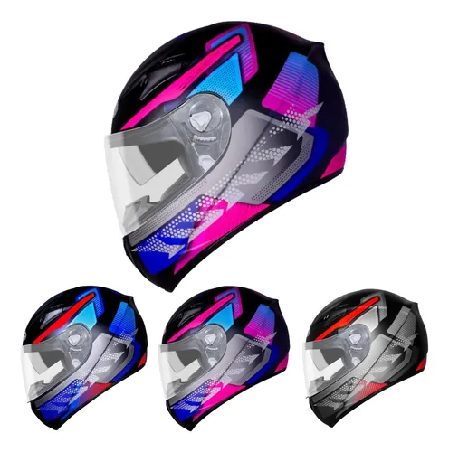Capacete Moto Fechado Xtroy Furious Esportivo Óculos Interno — foto 1