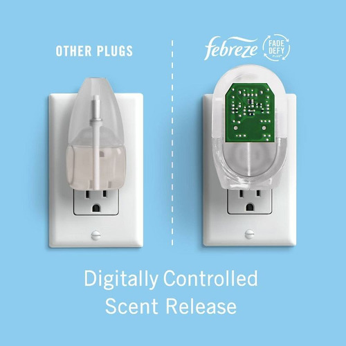 Duo Febreze Plug Aromatizantes Southern Lilac-2 Respuestos.