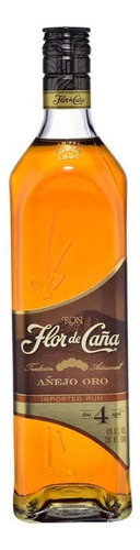Paquete De 3 Ron Flor De Caña Gold Oro 4 Años 750 Ml