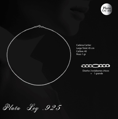 Set Joyeria Cadena Collar Dije Plata Fina 925 Tejido Eslabon 3 X 1 Calibre 40 Y 45 Cm Con Aretes De Regalo Forma Corazon Delineado Para Mujer Moda Modernos Minimalistas Ideal Para Regalar Aniversario