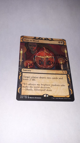 Sign In Blood (normal/near Mint/rare)