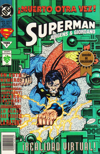 Comic Dc Superman ¡muerto Otra Vez ! # 3 Editorial Vid