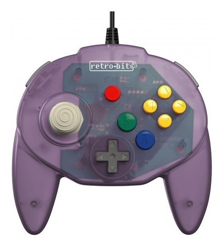 Control joystick Retro-Bit Tribute64 atomic purple