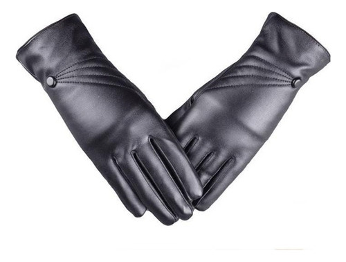 (au) Luxury Gloves Women Girls Leather Winter Ultra Warm Dz