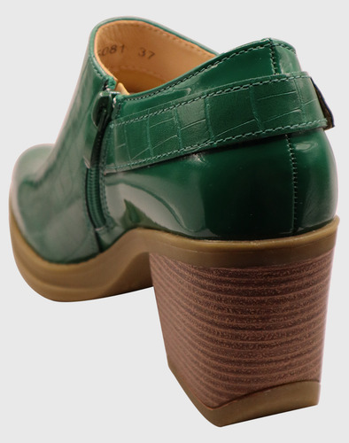 Botin Hebilla Verde