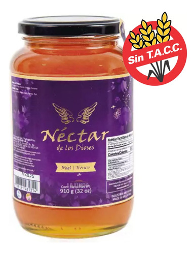 Miel De Abejas Liquida ( Sin Tacc) En Frasco X 910g Probala!