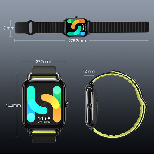 Haylou Rs4 Plus Bt5.2 Reloj Inteligente 1.78 Pantalla Amoled