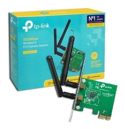 Tarjeta Inalambrica De Red Tp-link Tl-wn881nd Pci-e 300mbps