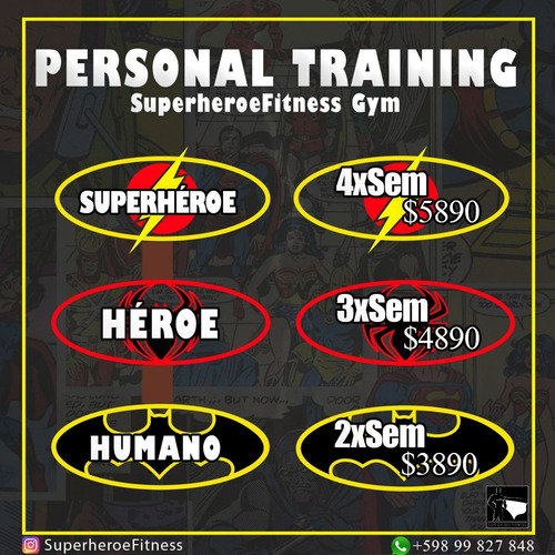 Imagen 5 de 6 de Personal Trainer Plan De Alimentacion Gym Privado Incluido