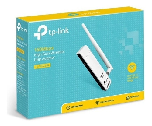 Adaptador De Red Usb Tl-wn722n Inalámbrico 2.4 Ghz Tp-link