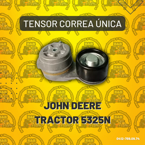 Tensor Correa Única John Deere Tractor 5325n