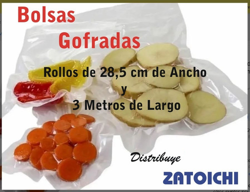 Repuesto Pack 2 Rollos De Bolsas Envasadora Al Vacío - Sikla
