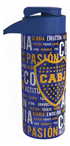 Botella Hidratacion Tapa Click Boca Juniors 750ml Big Life