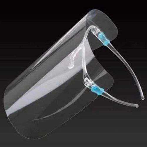 Bidameun Careta Protectora Con Lentes Caja 50 Piezas.