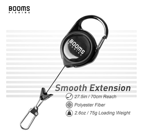 Booms Pesca Rg1 Retractor 3 Pcs