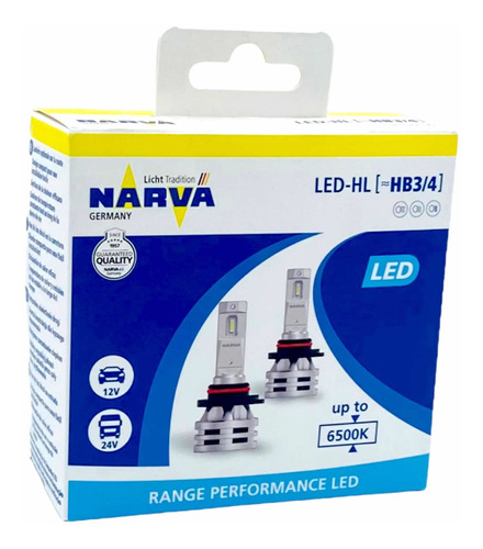 Par De Bombillos Led Carro Narva Hb3/hb4 9005/9006