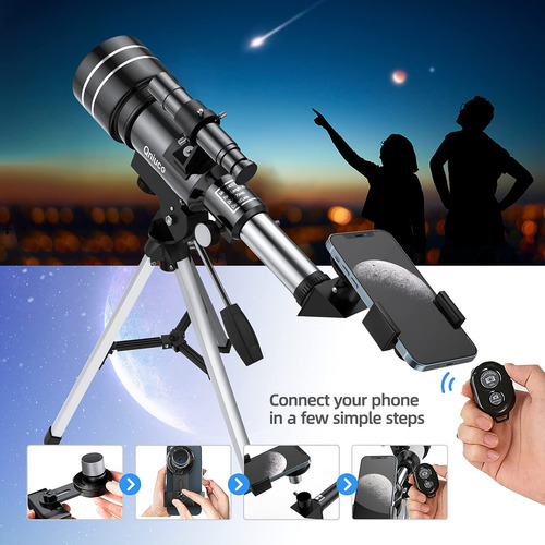 Telescopio Refractor 70mm 40070 Para Principiantes Adultos Color