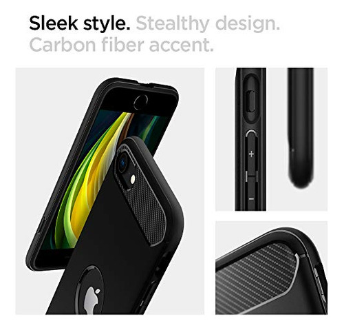 Funda Para iPhone SE 2020 Matte Negro
