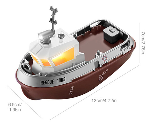 Mini Barcos Rc Para Niños, Barcos De Control Remoto Con Luce