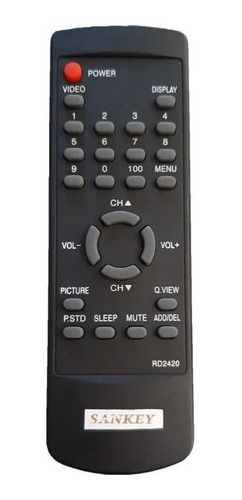Control Remoto Tv Sankey Convencional (antiguo) + Forro + P