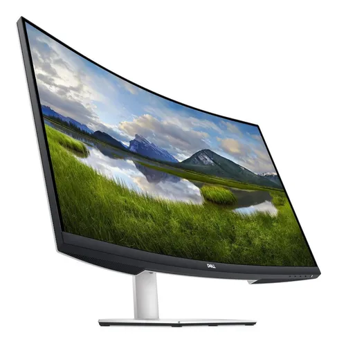 Monitor Uhd 4k Curvo 31.5 Led Dell S3221qs Cor Cinza/Preto Monitor Uhd 4k Curvo 31.5 Led Dell S3221qs Cor Cinza/Preto